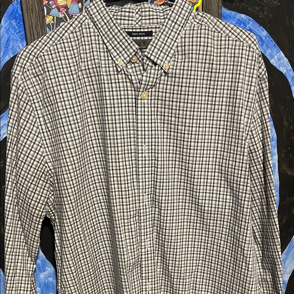 Saddlebred Black and White Checkered Shirt